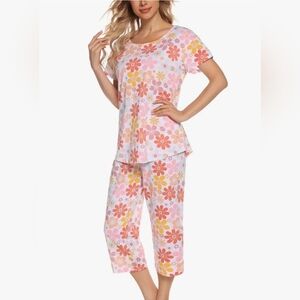 Floral Print Women's Pajama Set